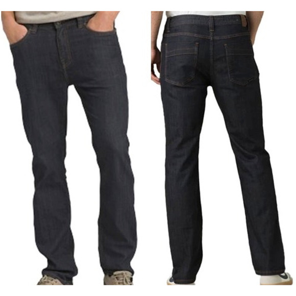 Prana Men's Tall Bridger Jean Slim Fit Straight Stretch Blue Denim - 28x36 - $95 - Picture 1 of 7